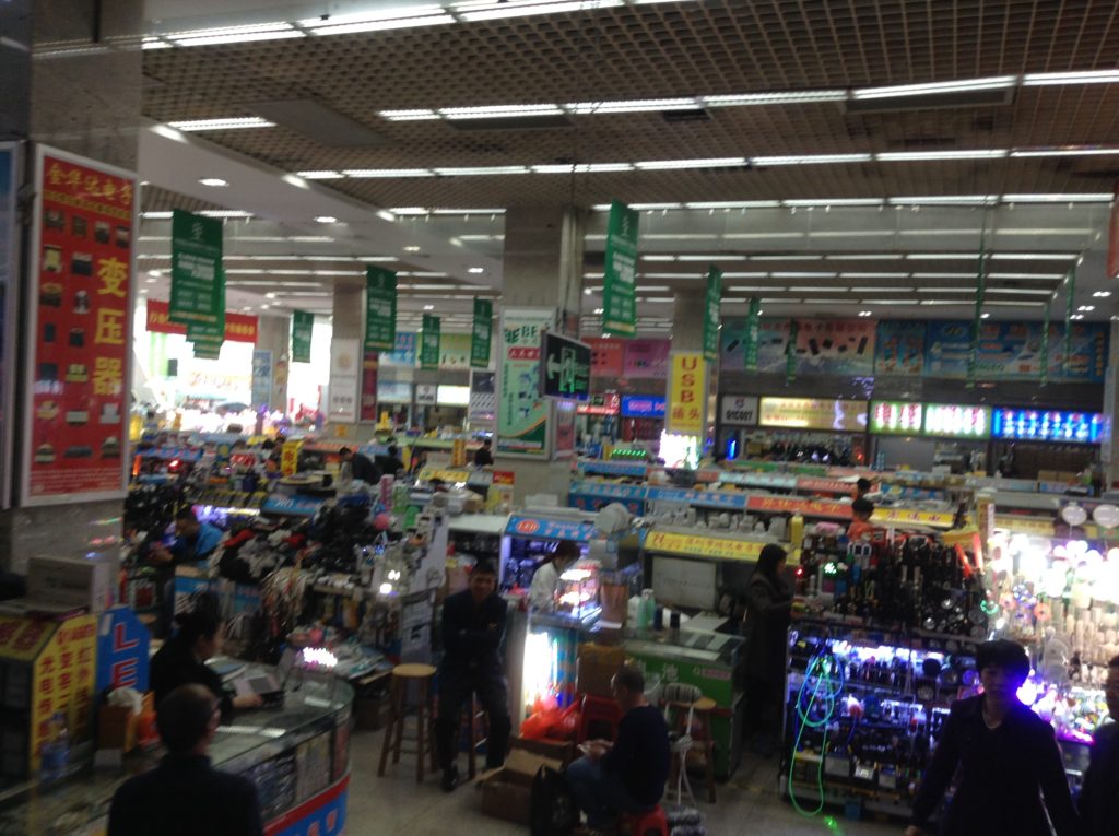 First Floor of Huaqiang Electronic Markets in Huaqiangbei